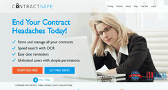 Desktop Screenshot of contractsafe.com